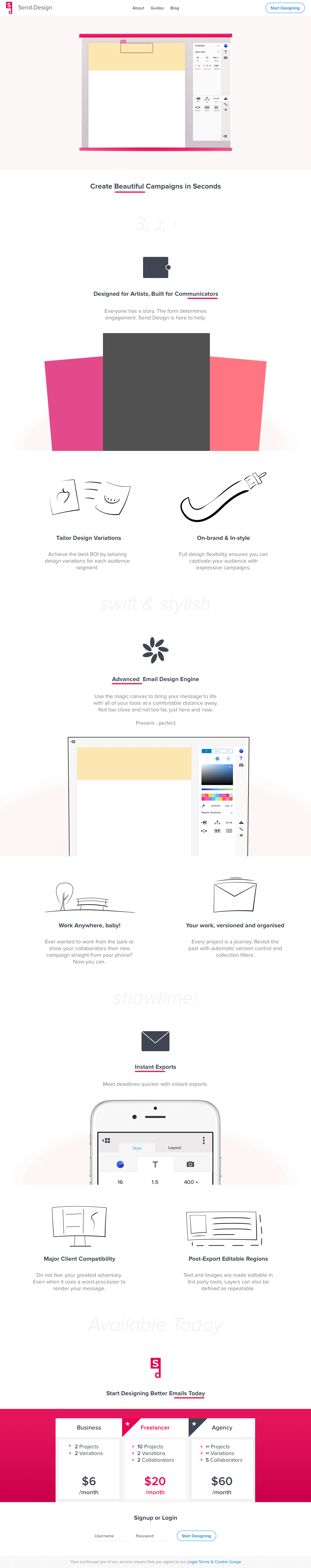 The lengthy site layout used mid-way